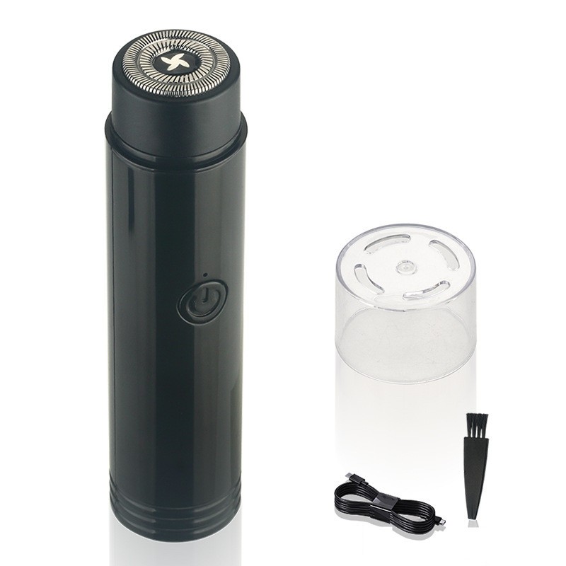 Compact Car-Chargeable Electric Shaver