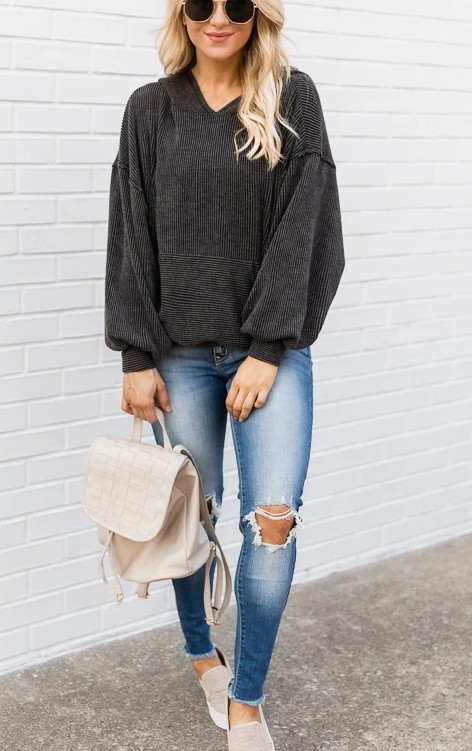 Corduroy Women's Hoodie