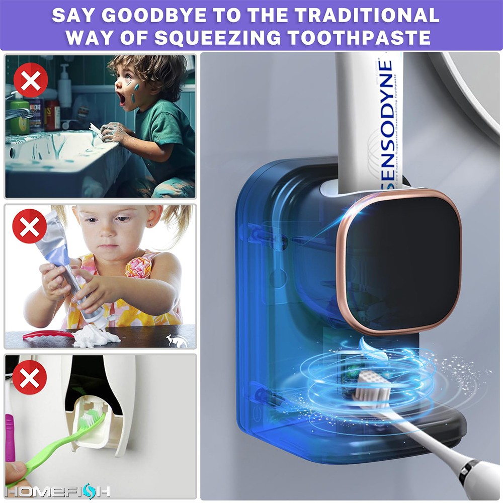 Automatic Induction Squeezing Toothpaste Dispenser