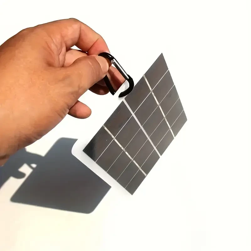 1pc Solar Portable Charging Panel Outdoor Waterproof Solar