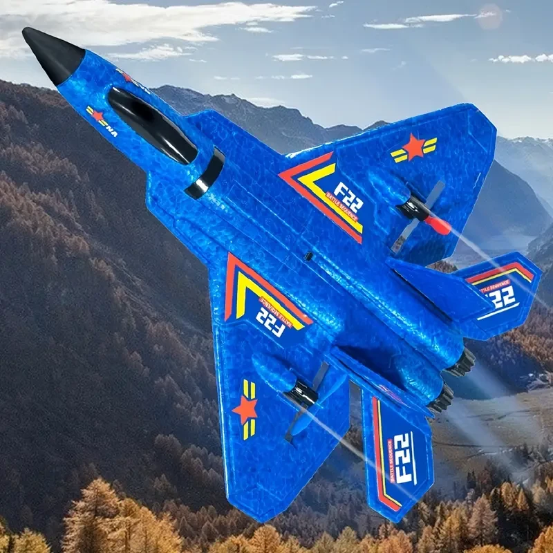 Versatile F22 Raptor Remote-Control Aircraft - All-Terrain Flight, Perfect for Holidays & Special Occasions