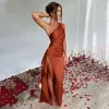 Sexy One-shoulder Backless Split Dress Summer