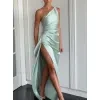 Sexy One-shoulder Backless Split Dress Summer