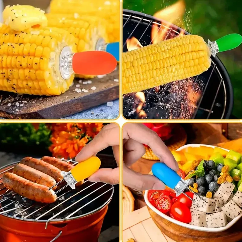 Multifunctional BBQ Corn Holder