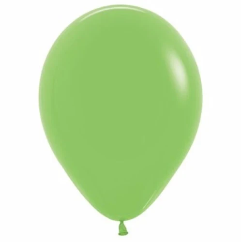 12cm Fashion Lime Green Latex Balloons  - Pack of 50