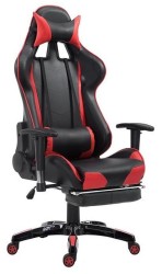 Ergonomic Red Gaming Chair – High-Back Computer Chair with Lumbar Support and Adjustable Features