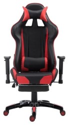 Ergonomic Red Gaming Chair – High-Back Computer Chair with Lumbar Support and Adjustable Features