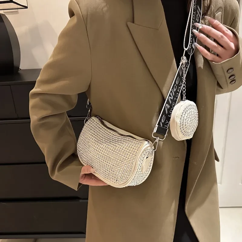 Rhinestone Shoulder Bag
