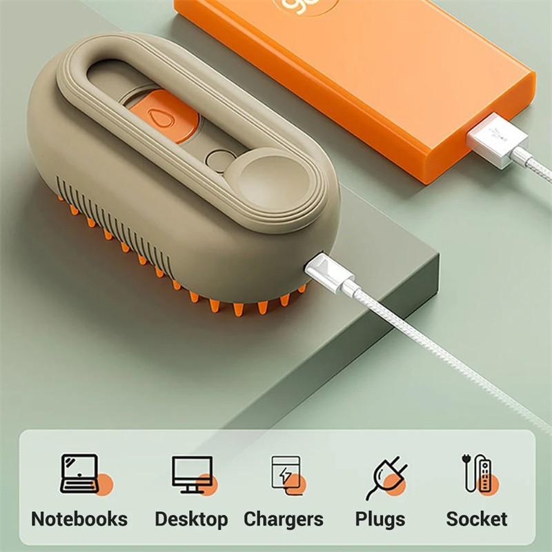 Cat Dog Steam Brush