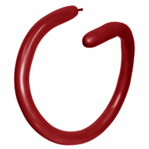 260QT Fashion Burgundy Modelling Latex Balloons - Pack of 100