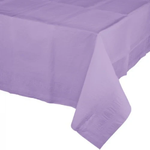 Luscious Lavender Tablecover Tissue & Plastic Back