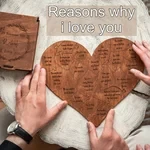 Reasons I Love You Heart Shaped Puzzle Gifts for Your Loved Ones