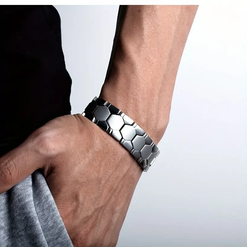 Domineering Titanium Steel Men's Bracelet