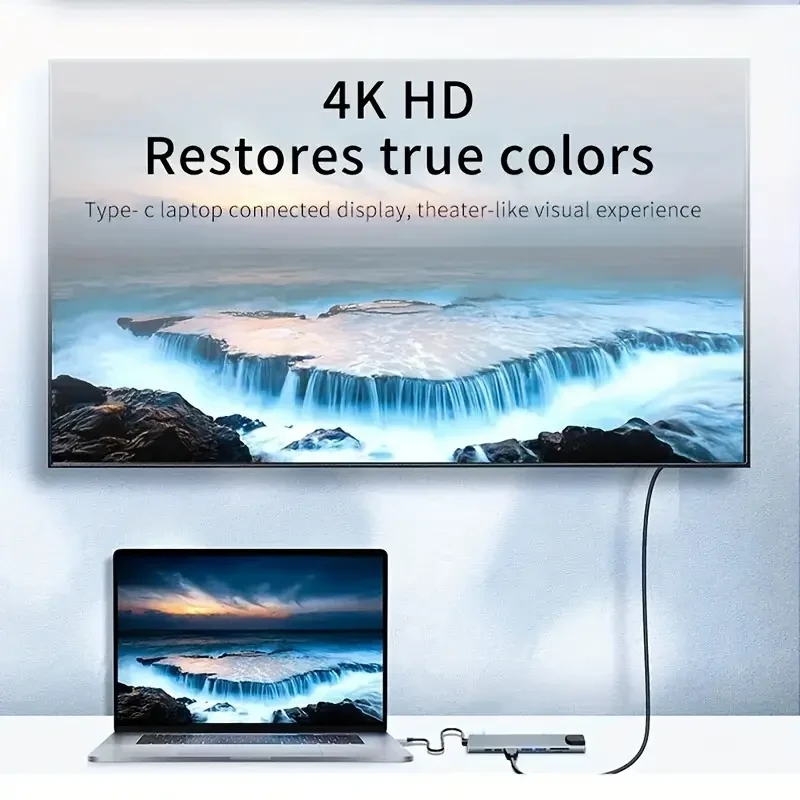 8-in-1 USB C Hub Adapter