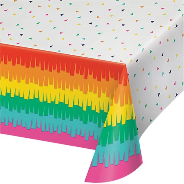 Fiesta Fun Tablecover All Over Print Plastic