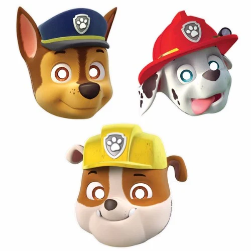 Paw Patrol Masks - Pack of 8