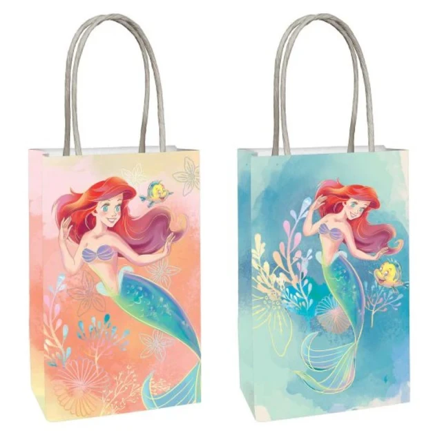 The Little Mermaid Paper Kraft Bags - Set of 8