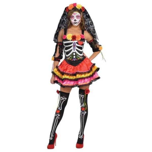 Costume Day of the Dead Senorita Women's Size 8-10