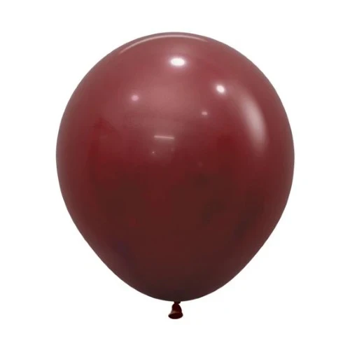 Sempertex 45cm Fashion Merlot Latex Balloons  - Pack of 6