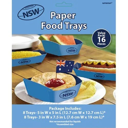 Food Trays NSW Hot Dogs & Pie Holders - Pack of 16