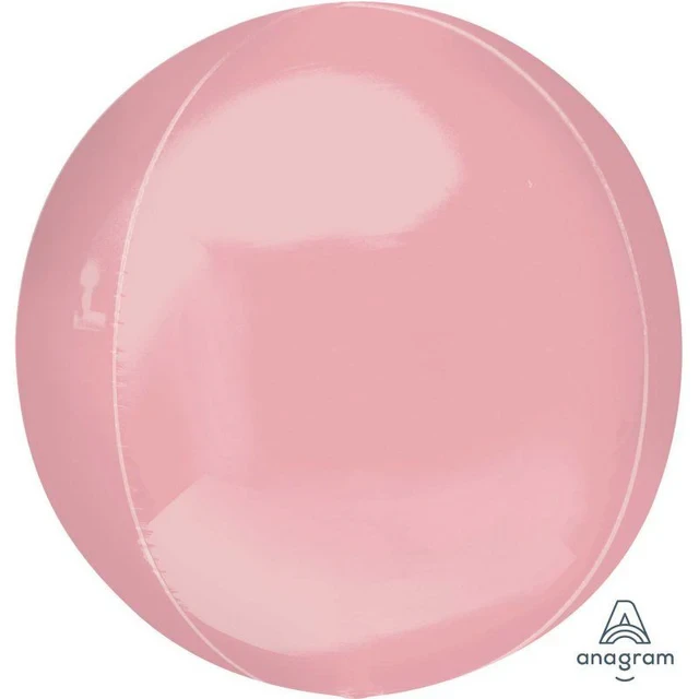 Foil Balloon - Orbz Xl Pastel Pink