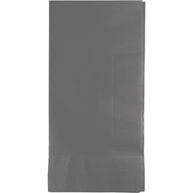 Glamour Gray Dinner Napkins  (Pack of 50)