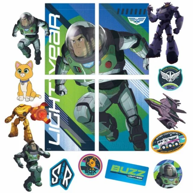 Buzz Lightyear Scene Setters & Assorted Props (Set of 16)