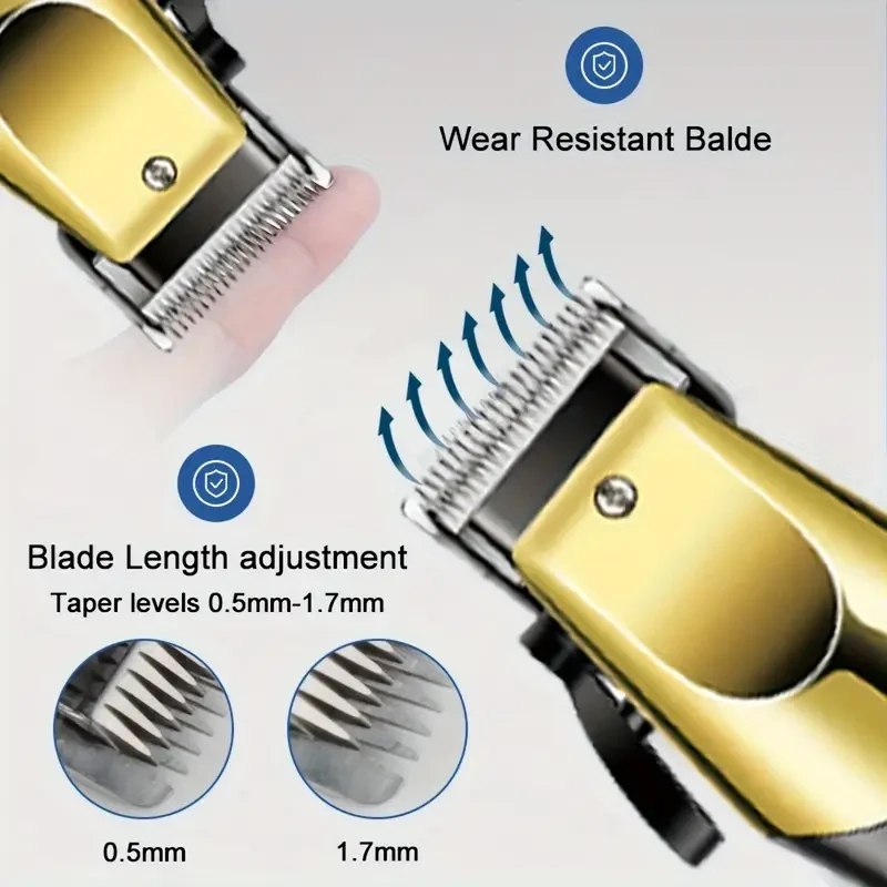 Set Professional Men's Electric Hair Clippers Kit,