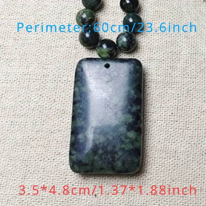 Natural Tibetan Jade Pendant Necklace