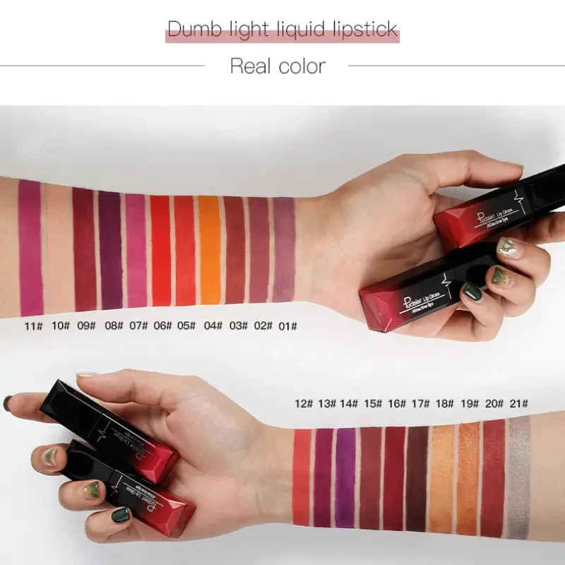 17 colors Long-Lasting Matte Liquid Lipstick