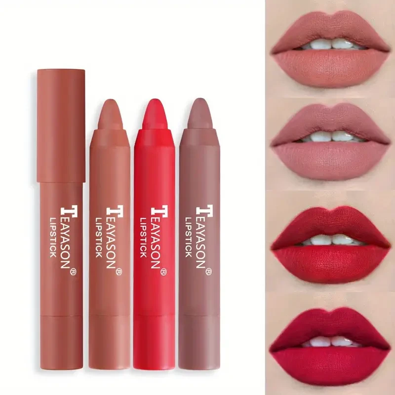 12 Colors Matte Moisturizing Lipstick Crayons
