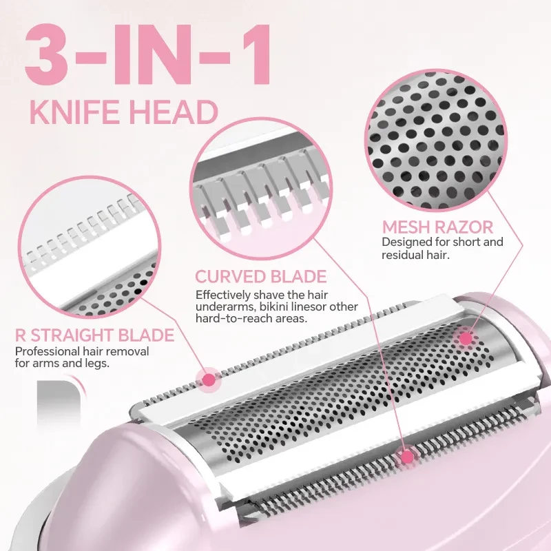 Electric Shaver Women's Private Parts Hair Removal Device