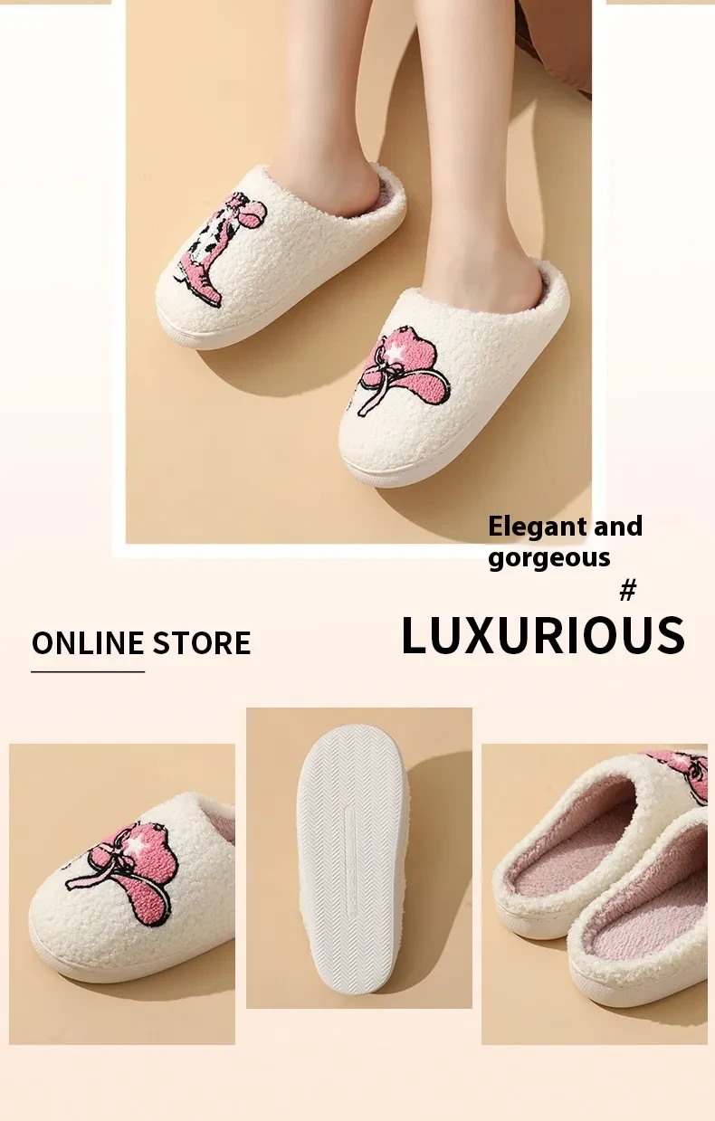 Comfortable Home Cute CartoonCotton Slippers