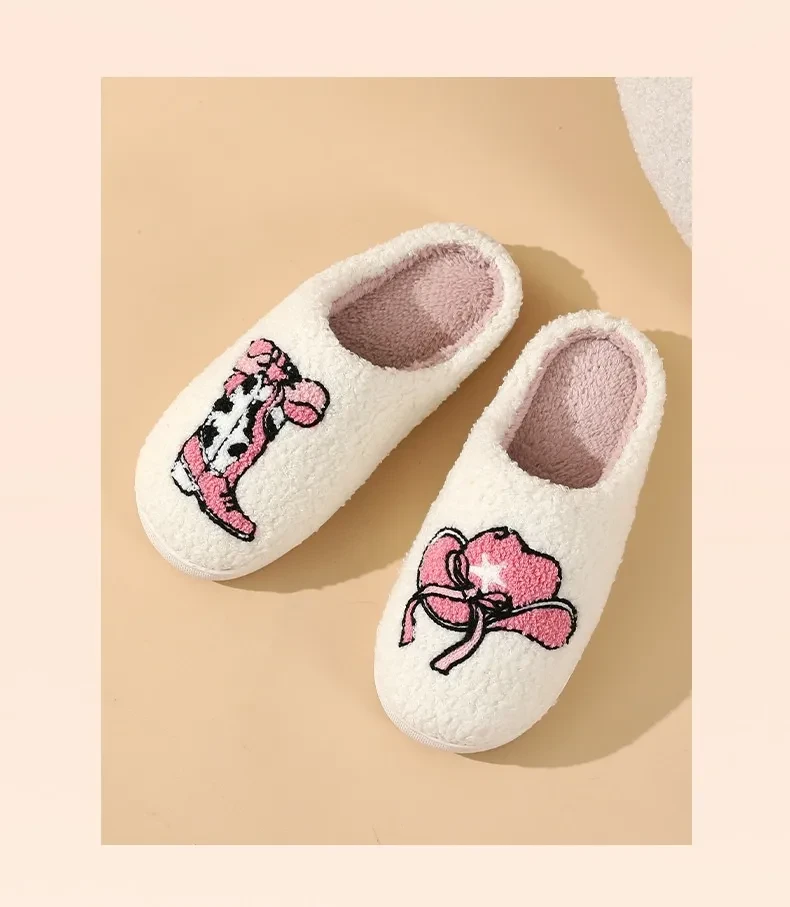Comfortable Home Cute CartoonCotton Slippers