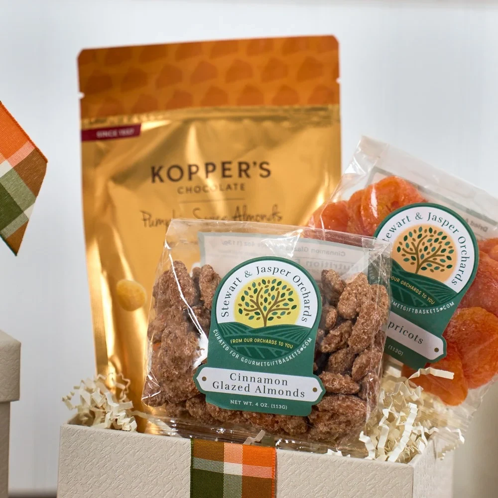Autumn Mixed Nuts Gift Tower