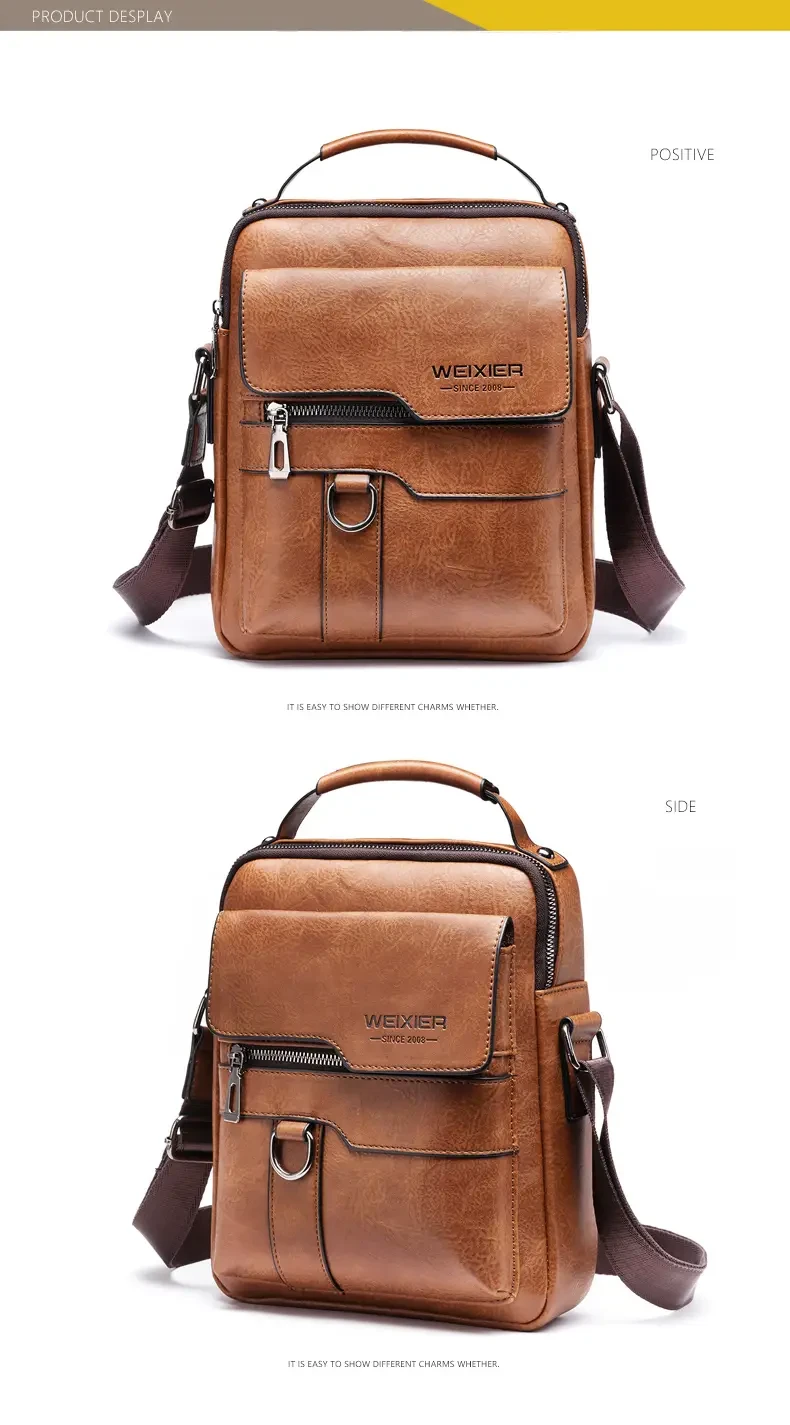 1/2pcs Crossbody Bag, Men's Shoulder Bag,