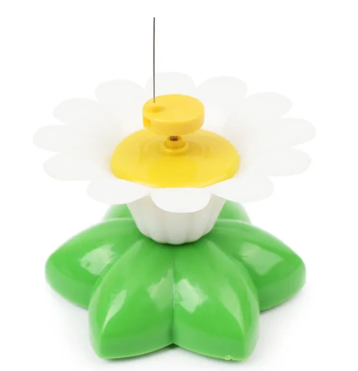 Electric Automatic Rotating Flower Pet Toy