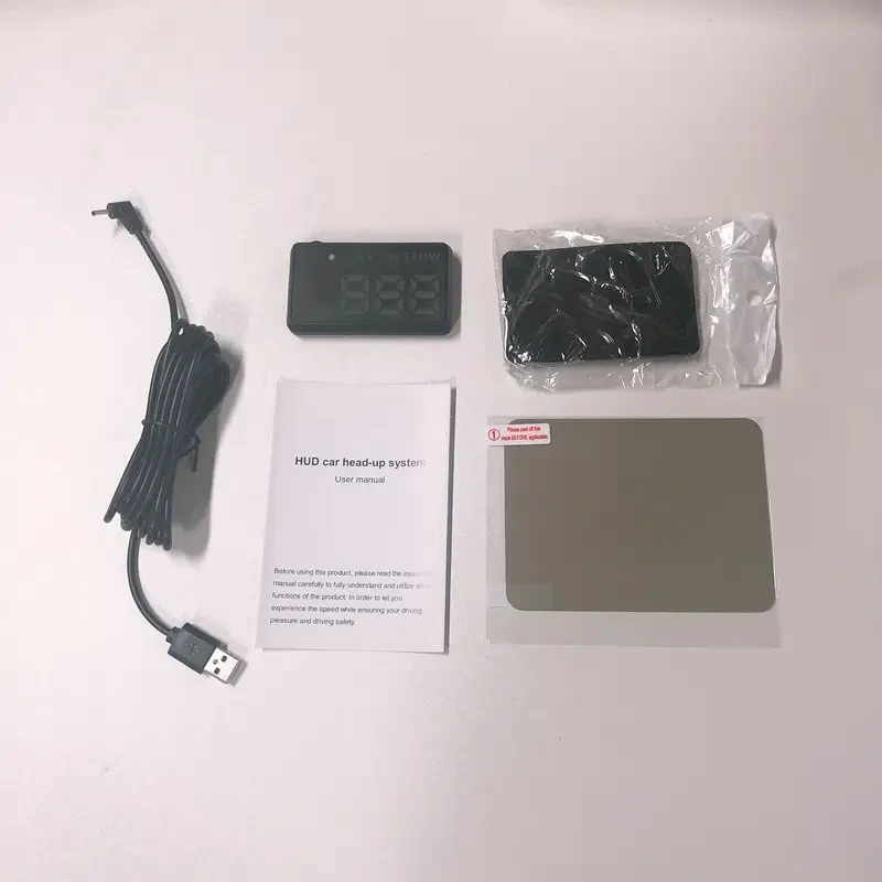 KWHUD Universal Car HUD Speedometer with Compass
