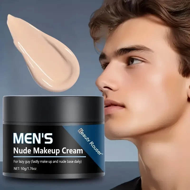 Beauty Rouser Men's Nude Makeup Cream  Oil-Control & Moisturizing (50g)