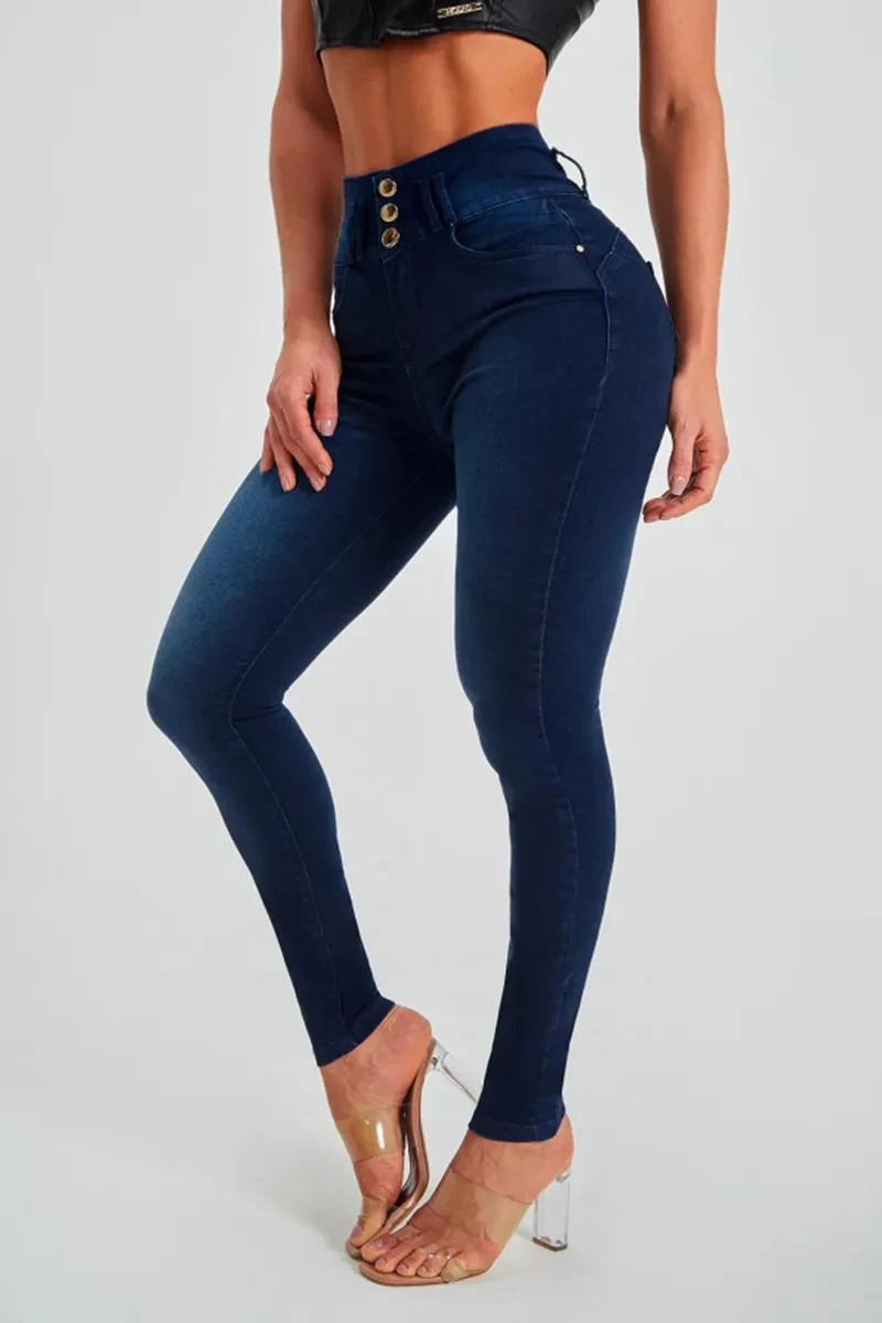 High Waist Jeans Women's Skinny Trousers Tight Stretch Shaping And Hip Lifting Pants