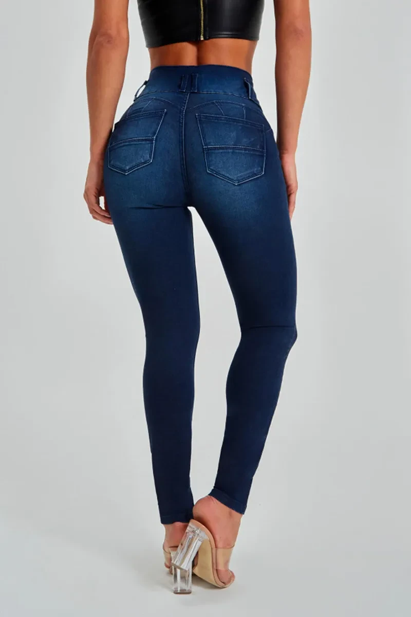 High Waist Jeans Women's Skinny Trousers Tight Stretch Shaping And Hip Lifting Pants