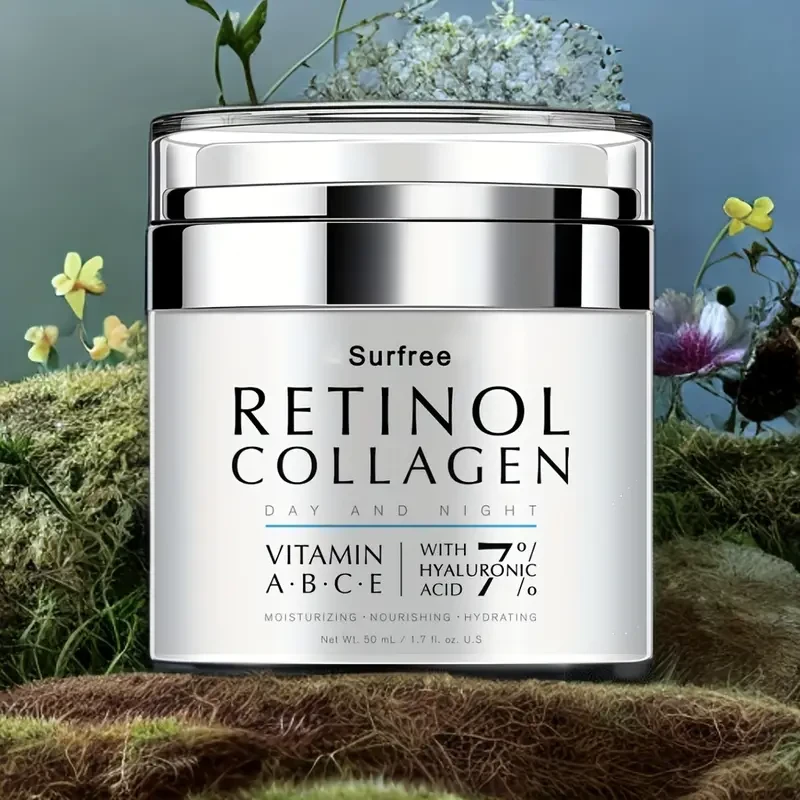 50ml Supreme Retinol Face Cream - Dual-Action Night & Day Moisturizer, Collagen Stimulating, Vitamin C Infused for Radiant Glow, Specially Formulated for Sensitive Skin