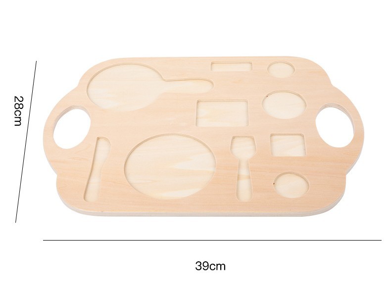 Children's Play House Toy Wooden Simulation Steak Bread Slicer