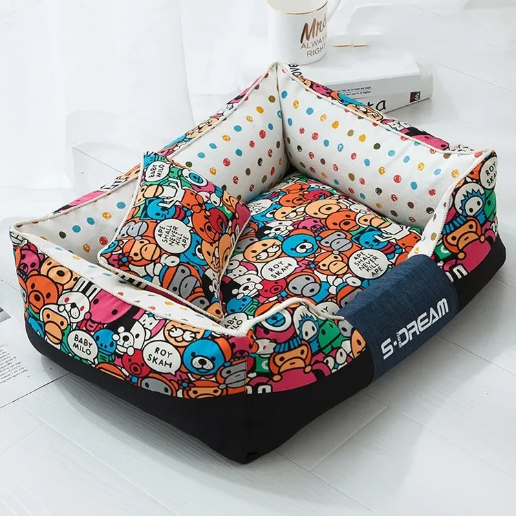 Pet House Bed Accessories With Mat