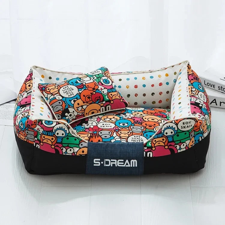 Pet House Bed Accessories With Mat