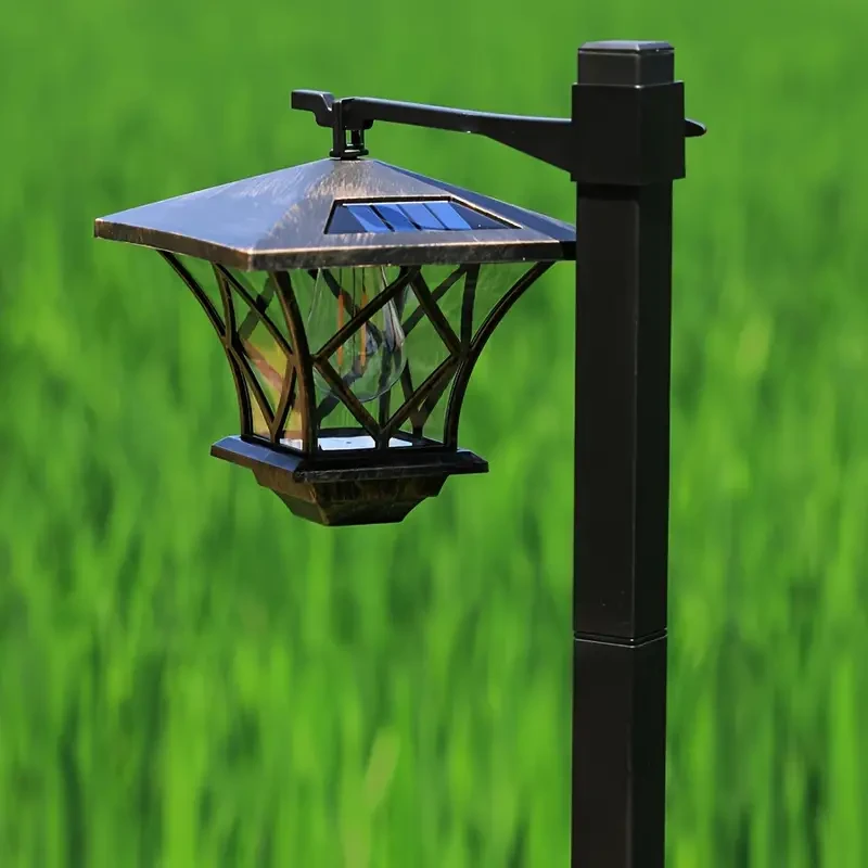 1.7m Solar-Powered LED Garden Lights - Energy-Efficient