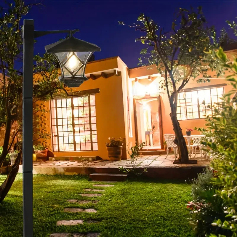 1.7m Solar-Powered LED Garden Lights - Energy-Efficient
