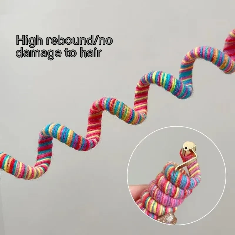 Wool Straight Phone Line Hair Ring Hair Braiding Artifact Women