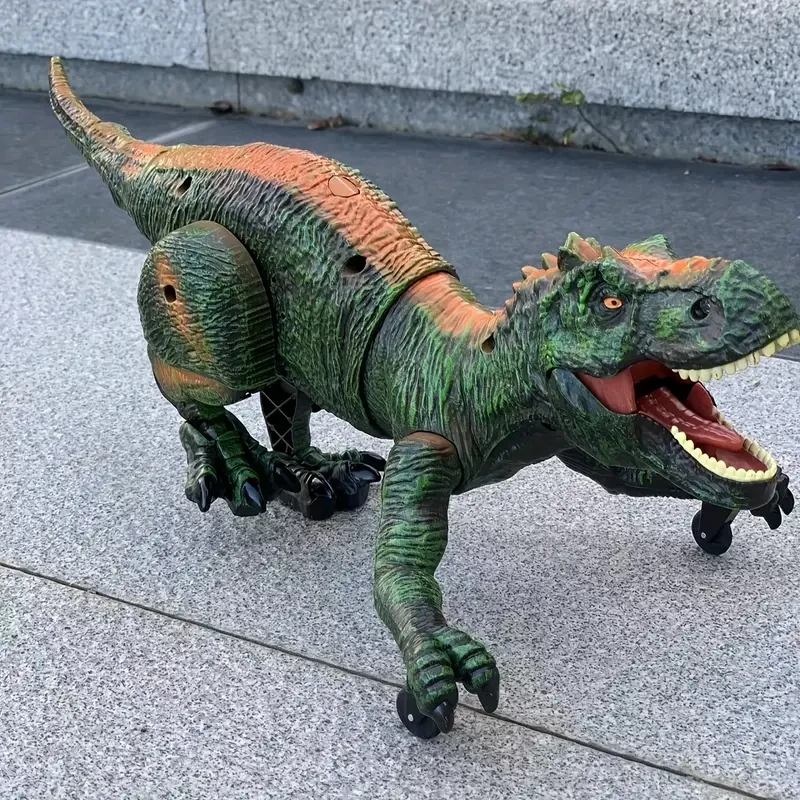 Remote Control Tyrannosaurus Rex Dinosaur Toy  Glowing Spray