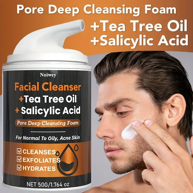 50g Salicylic Acid Facial Cleanser  Tea Tree Oil & Turmeric